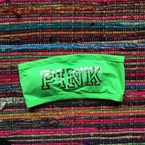 VS Pink Bold Bandeau Bikini Top